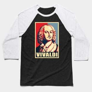 Vivaldi Propaganda Poster Pop Art Baseball T-Shirt